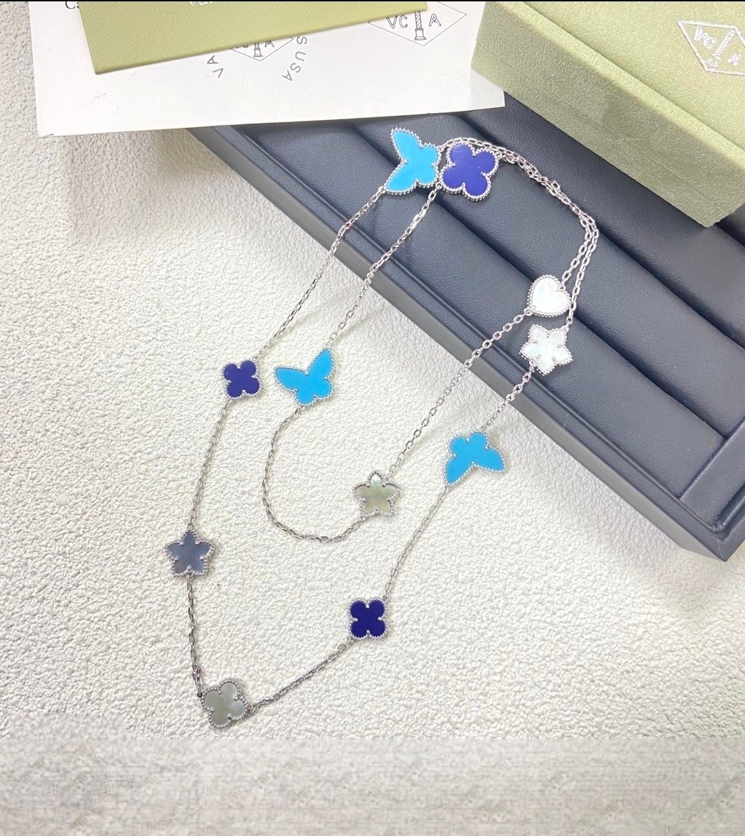 Sweet Butterfly Long Necklace